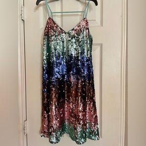 Flowy sequin dress!!